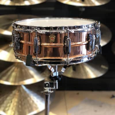 Ludwig 5x14 Smooth Copper Phonic Snare Drum image 1