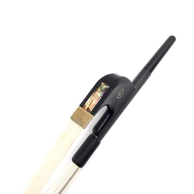 1pcs Advanced plaid Level Carbon Fiber Double Bass Bow German Style 3/4 image 3