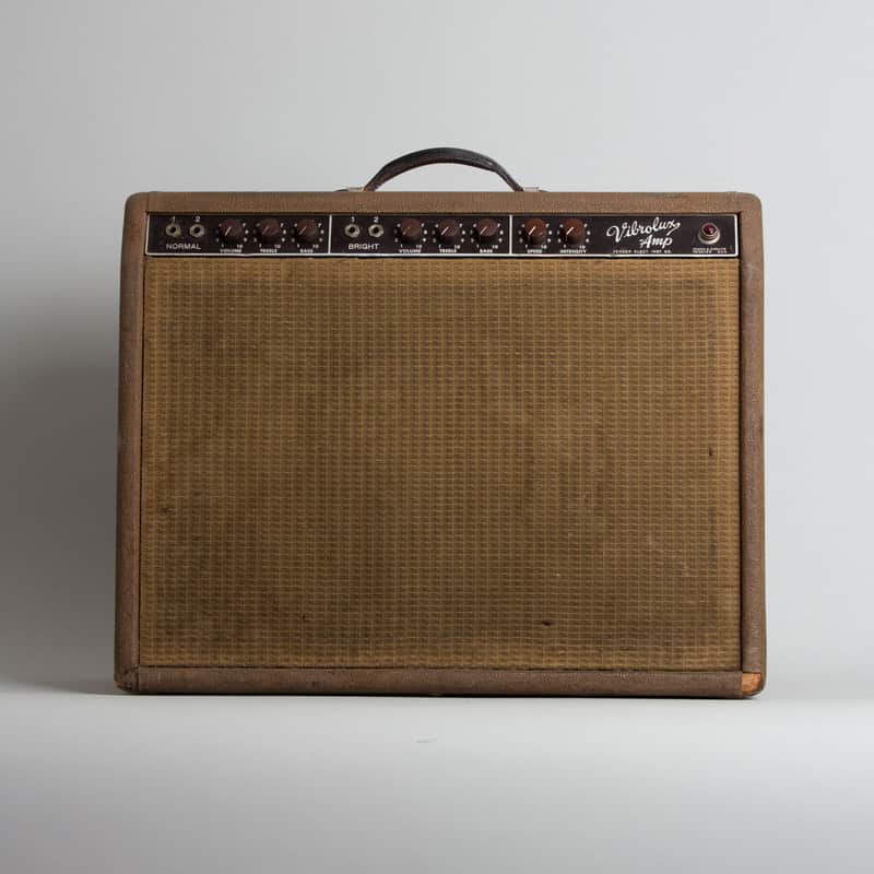 Fender  Vibrolux 6G11A Tube Amplifier (1961), ser. #00624. image 1