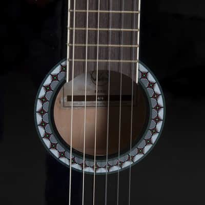 GEWA Basic 4/4-Size Classical Guitar Set - Black Finish​ w/ Gig Bag and Tuner image 4