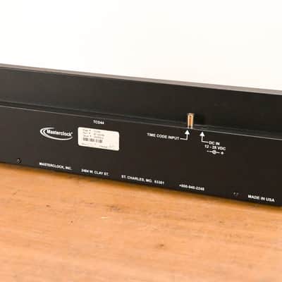 Masterclock TCD44 Time Code Display Studio Clock (NO POWER SUPPLY) CG01UX9 image 4