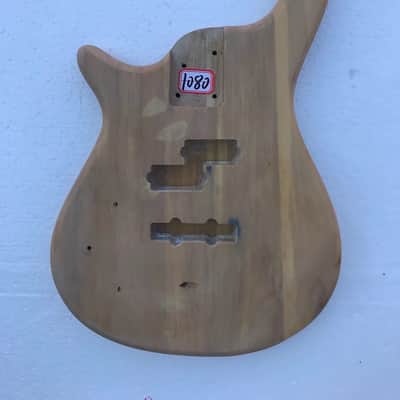 Unknown Left Handed Bass Guitar Body image 1