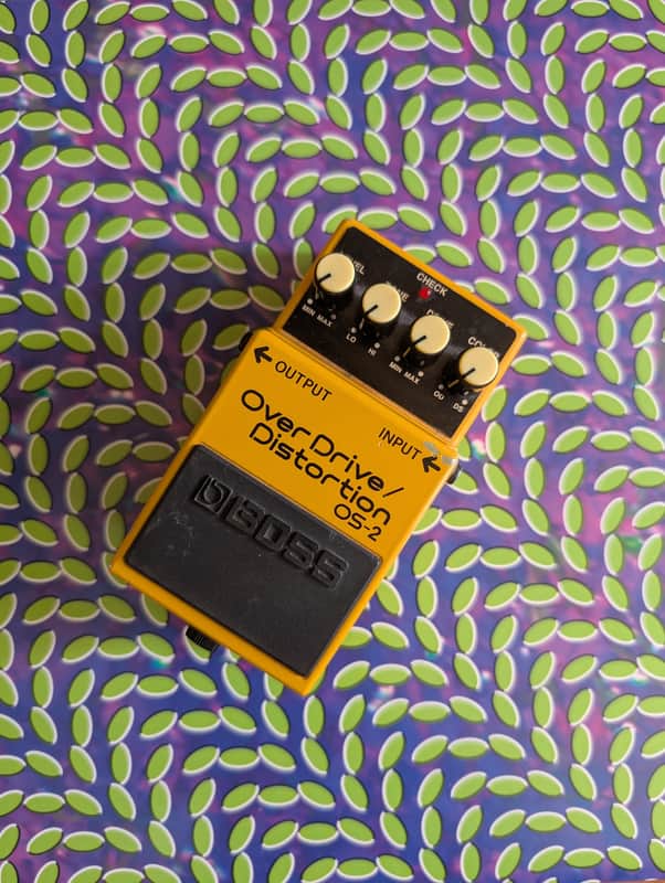 Boss OS-2 OverDrive/Distortion (Silver Label) 1990 - Present - Yellow image 1