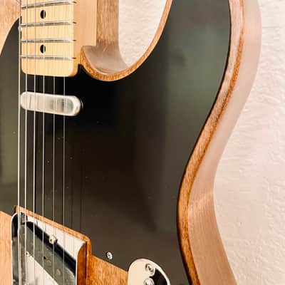 Partscaster Tele 2 Piece Alder Body One Piece Maple Neck Made with High End Parts 2026 - Walnut image 7