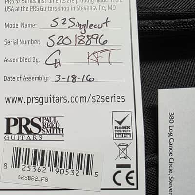 PRS Singlecut USA RARE Frost Green Metallic S2 Seafoam 2016 BRAND NEW NOS #7 Pickups Pattern Regular American Guitar Standard CASE QUEEN TIME CAPSULE image 2