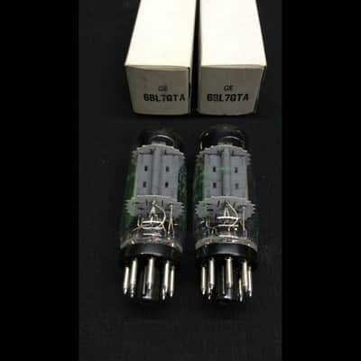 NOS NIB Matched Pair GE 6BL7GTA Coin Base Vacuum Tubes Radio Audio F.9670 image 3
