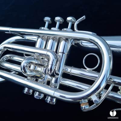 Custom Schilke Chicago XA1 English style cornet mouthpiece gamonbrass image 8
