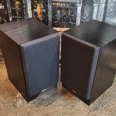 JBL JBL G100 set of vintage, 2-way passive bookshelf studio speakers 90s - Black image 4
