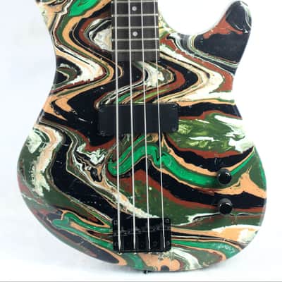 Custom Swirl Painted Dean Edge 09 Bass Guitar image 1