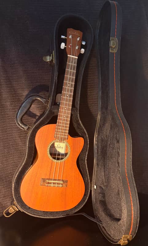 Cordoba 20TM-CE Tenor Cutaway Acoustic-Electric Ukulele with Hardshell Case image 1