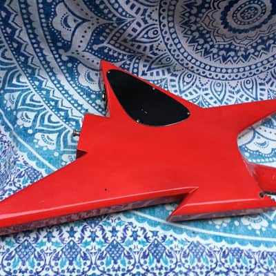 B.C. Rich Ironbird Neck-Tru Bass 1980s Ferrari Red image 5