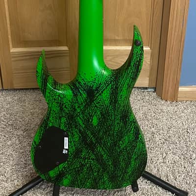 Solar Guitars A2.7GN Canibalismo+ 2023 - Neon Green Open Pore Matte image 4