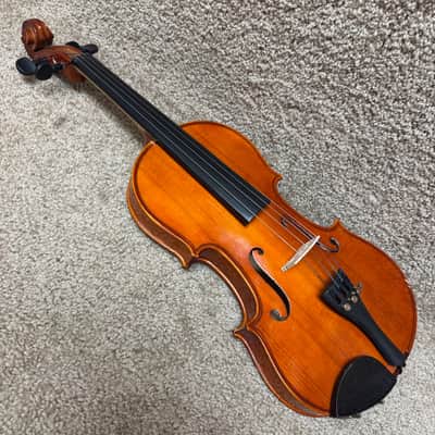 Violin Unlabeled 4/4 w/Case & Bow B image 1