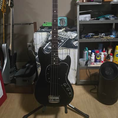Fender Music Master 1977 - Black Nitro image 1