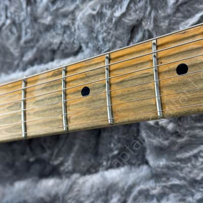 2001 Fender Custom Shop - 51 Nocaster Lefty - Heavy Relic Goldsparkle Refin by Nick Page - ID 5753 image 11