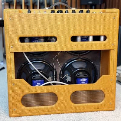 Yorke Electric Sounds 5F6-A Tweed Bassman  Handwired P2P 4x10 image 4