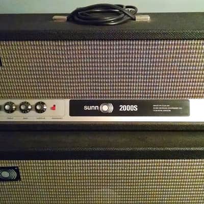 SUNN 2000s 1970 Black / Silver Face image 2