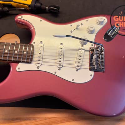 2025 Fender MIJ Japan FSR Hybrid II Stratocaster Burgundy Mist Metallic Matching Headstock Ikebe Exclusive w/ Gig Bag image 11