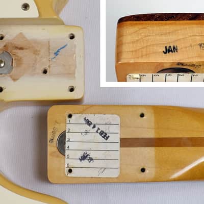 1984 Fender Telecaster Vintage American Top Loader Bridge Ivory White Blonde E3 with Hardshell Case image 11