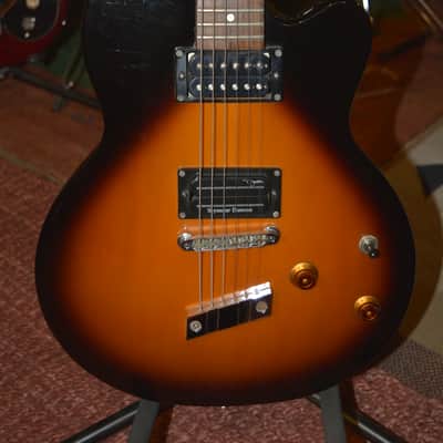 DeArmond M-65 in Brown Burst w/Seymour Duncan Bridge PU, Black Dunlop Straploks & nice Chromecast HSC image 1