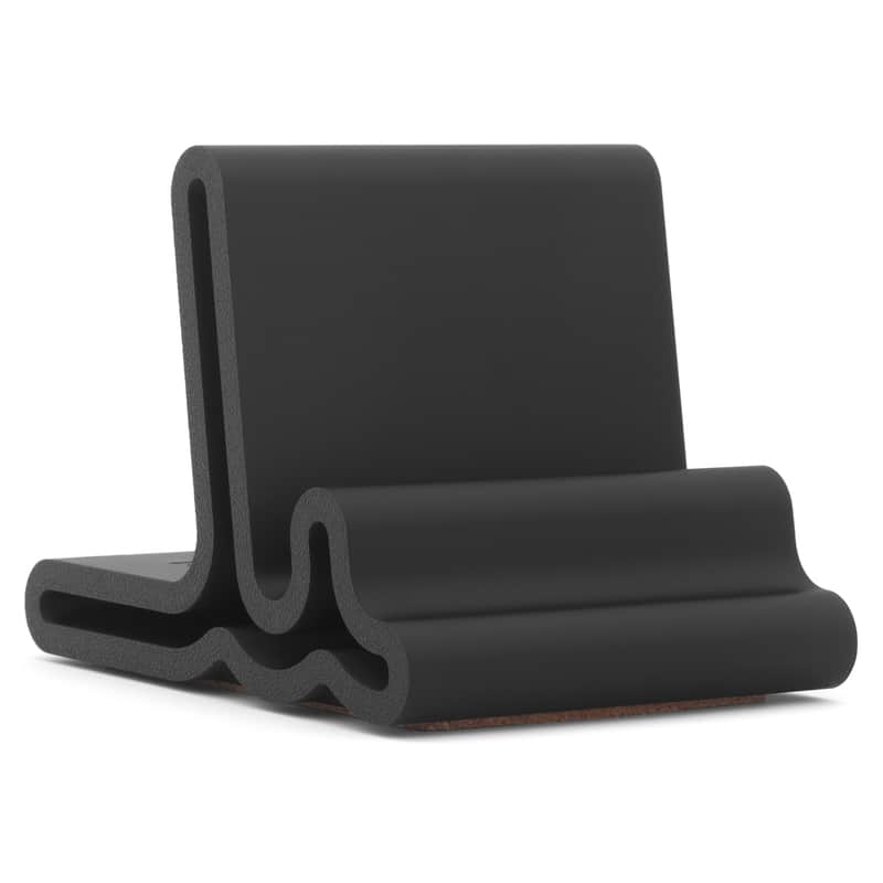 Strumland Vinyl Record Display Stand (Black) – Record & CD Case Holder, 3D-Printed in USA image 1