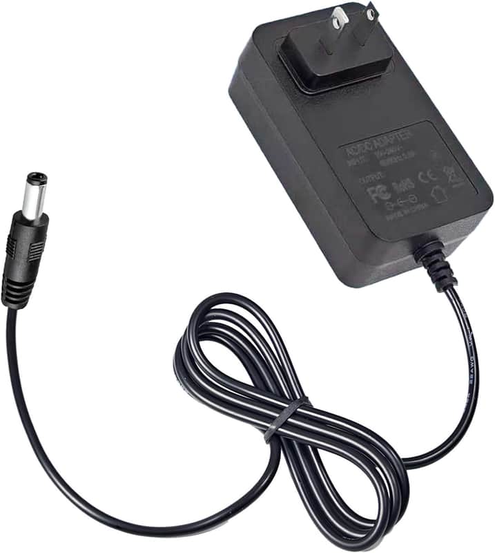 12V Power Adapter for Roland PSB-5U FP-10 Digital Piano, 12V 1.5A-2A Power Supply Charger Cord for Roland Electronic Keyboard Digital Piano 6.5FT Long Cable image 1