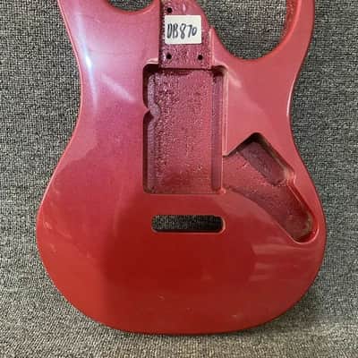 Red Solid Wood ST Style 6 String Guitar Body DIY Project image 3