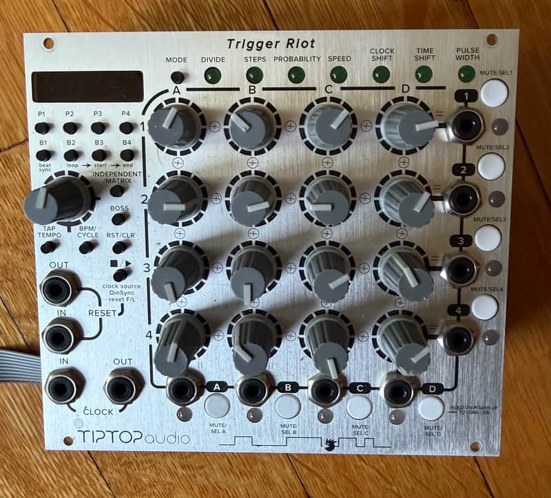 Tiptop Audio Trigger Riot Sequencer 2010s - Silver image 1