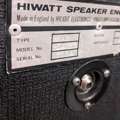 Hiwatt SE4123 1977 - Fanes image 3