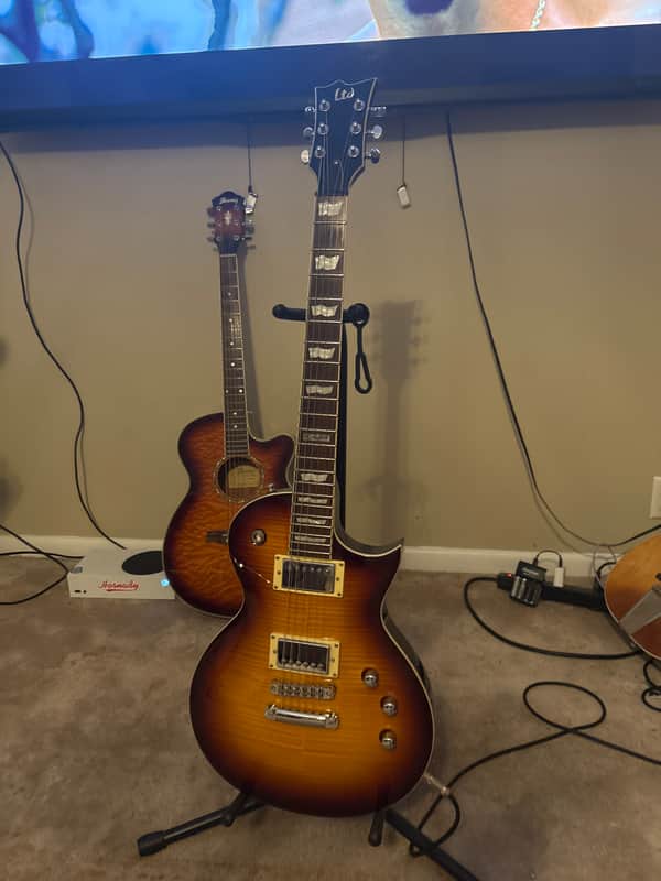 ESP LTD EC-401 VF DiMarzio 2014 - 2015 - Tobacco Sunburst image 1