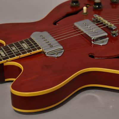 1967 Gibson ES-330TDC Hollowbody Electric Guitar Cherry Red w/HSC image 9