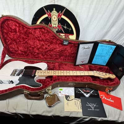 Fender USA Custom Shop '51 1951 Reissue Nocaster NOS Telecaster Guitar with COA + Case 2018 - White Blonde / Maple neck image 1