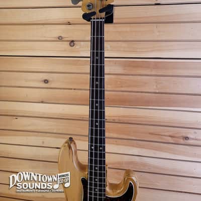 FEATURING THE CLAW 1969 Fender Precision Bass with G&G-Style Hard Case - Stripped Natural, 10.2lbs, Fender "The Claw" Solid Brass Bridge image 10