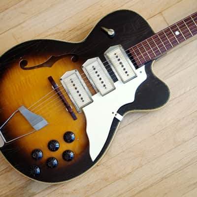 1960s Truetone Swingmaster by Kay K673 Vintage Electric Guitar Barney Kessel image 1