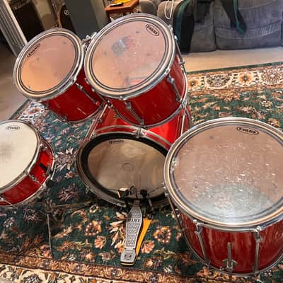 Immagine Sonor Force 1000 Made In Germany 1990's - High Gloss Red - 5