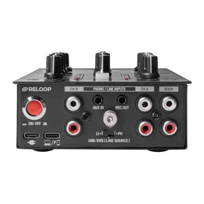 Reloop PTB-2 Portable DJ Mixer 2+1 Channel with Bluetooth image 3