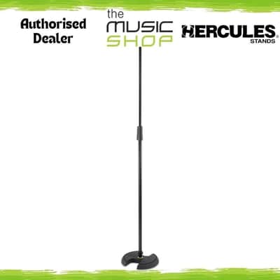 Hercules Quick Turn "H" Base Straight Microphone (Mic) Stand - MS202B image 1