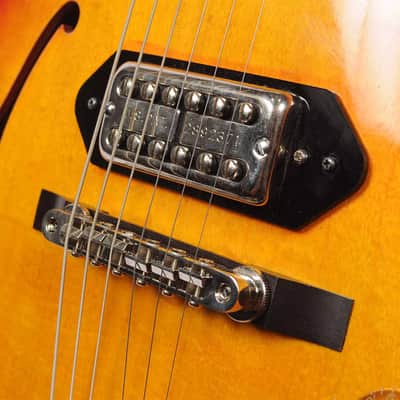 Gibson 1961 ES-125 TCD w/Gretsch pickups & Frequensator Tailpiece w/HSC USED image 9