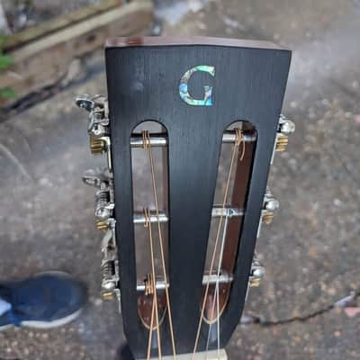 Jay Gordon Handmade Custom osage Orange Parlor Guitar image 5