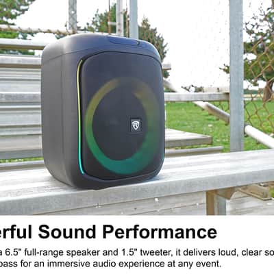 2 Rockville ROCKBOX PRO V2 6.5" 150w Portable Bluetooth Speakers w/Wireless Link image 3