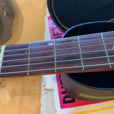 Vintage 1960s-70s 319 Harmony Atomic Logo Parlor Guitar OM Minty PLAYER ! image 9