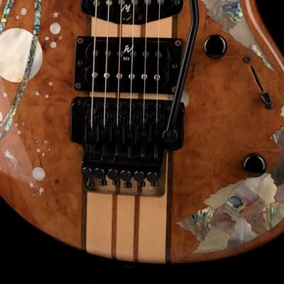 Pre Owned Planets HSS With Floyd Rose Brown Electric Guitar With Case image 5