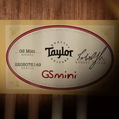 Taylor GS Mini Sapele Acoustic Guitar with Tan Structured Gig Bag image 17