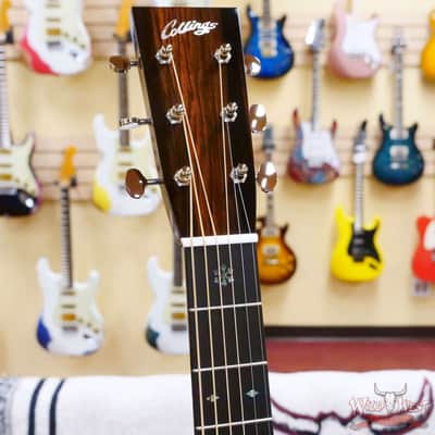 Collings D Serise Dreadnought D2H Sitka Spruce Top East Indian Rosewood Back & Sides 45 Style Snowflake Inlays Natural image 7