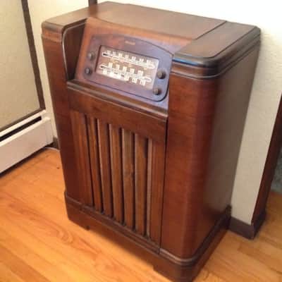 Philco  Model  42-1226 Vintage Console Radio (1942) 📻 Pro Restored •  NYC Area image 1