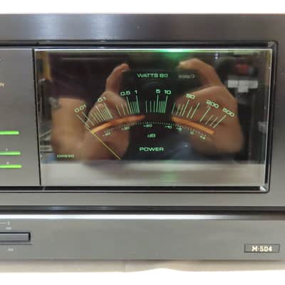 Onkyo Integra Model M-504 Stereo Power Amplifier - 165 Watts Per Channel Amp image 5