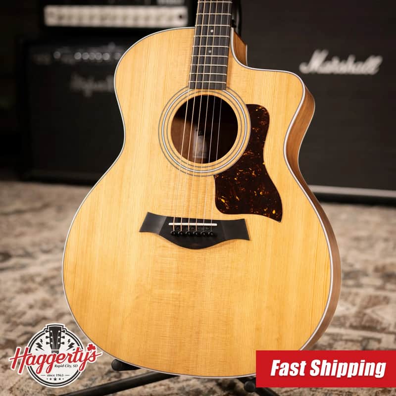 Taylor 214ce-K Grand Auditorium Acoustic/Electric Guitar with Gig Bag image 1