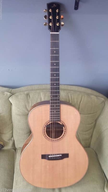 Bedell MB-18-G Acoustic Electric Guitar w/ Fishman Pickup + Hard Case - MB18G image 1