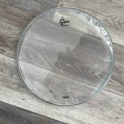 GRETSCH/REMO PERMATONE SS/FIBERSKYN  DRUMHEAFS 14" 2026 - CLEAR/POLYSPUN FIBER image 4