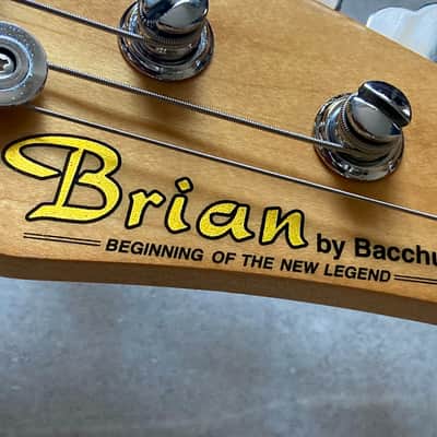 Brian by Bacchus BJB-380 MarineBlue Jazz Bass 1990s image 6